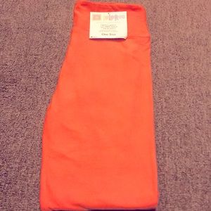 Lularoe os leggings solid orange NEW
